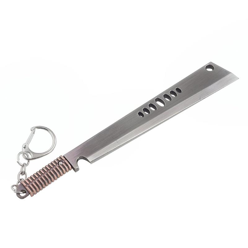 Keychains Game Movie Peripheral Product Creative Machete Shape Keychain Modeling Key Chain Personality Pendant
Keychains Game Movie Peripheral Product Creative Machete Shape Keychain Modeling Key Chain Personality Pendant