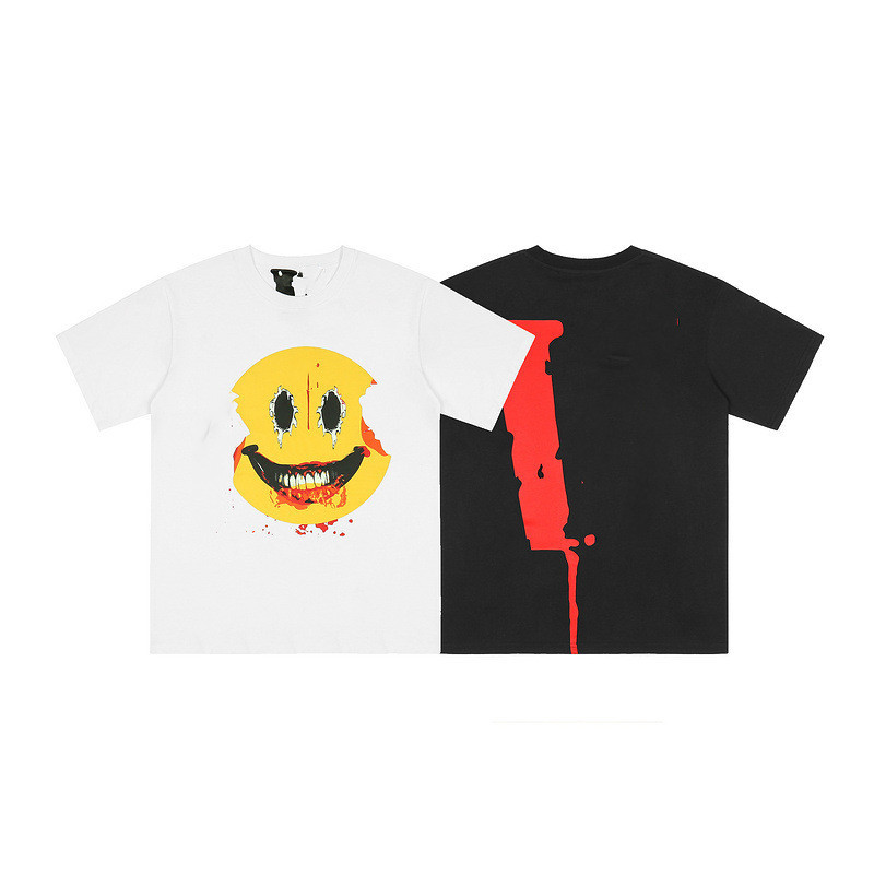 2022 New Summer Mens Women Designers T Shirts Loose Tees Tops Mens Casual Smiley V Letter Shirt Youth Street Short Sleeve Clothes T-shirts, White
2022 New Summer Mens Women Designers T Shirts Loose Tees Tops Mens Casual Smiley V Letter Shirt Youth Street Short Sleeve Clothes T-shirts, White