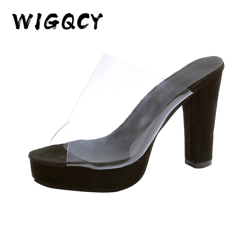 New Women Sandals PVC High Heels Transparent Women Sexy Platform High Heels Summer Open Toe Sandals Pumps Shoes Plus Size 44, Black
New Women Sandals PVC High Heels Transparent Women Sexy Platform High Heels Summer Open Toe Sandals Pumps Shoes Plus Size 44, Black