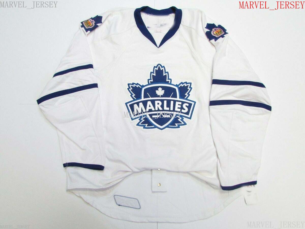 Cheap custom TORONTO MARLIES AHL WHITE HOCKEY JERSEY Stitch any name number -5XL, As pic
Cheap custom TORONTO MARLIES AHL WHITE HOCKEY JERSEY Stitch any name number -5XL, As pic