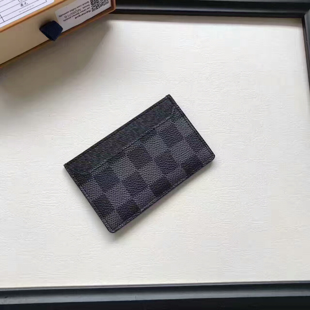 Men genuine leather Short coin Purses bags 61732 Graphite Fashion Women/Men card holder wallets cx#36 With Box For Black
Men genuine leather Short coin Purses bags 61732 Graphite Fashion Women/Men card holder wallets cx#36 With Box For Black