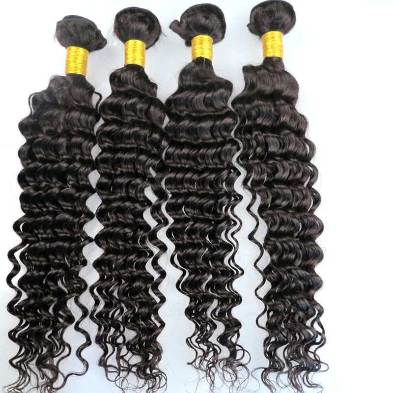 Brazilian Hair Weaves Virgin Human Hair Weft Deep wave Curly 8~34inch Unprocessed Peruvian Malaysian Indian Hair Bundles Extensions, Natural color
Brazilian Hair Weaves Virgin Human Hair Weft Deep wave Curly 8~34inch Unprocessed Peruvian Malaysian Indian Hair Bundles Extensions, Natural color