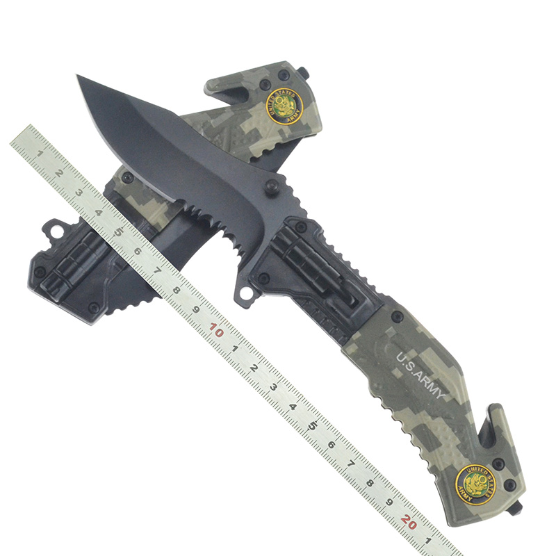 US Army Foding Tactica Knife with ED Fashight sharp Bade Camofage Hande Camping Hunting Outdoor Surviva US Marine knife
US Army Foding Tactica Knife with ED Fashight sharp Bade Camofage Hande Camping Hunting Outdoor Surviva US Marine knife