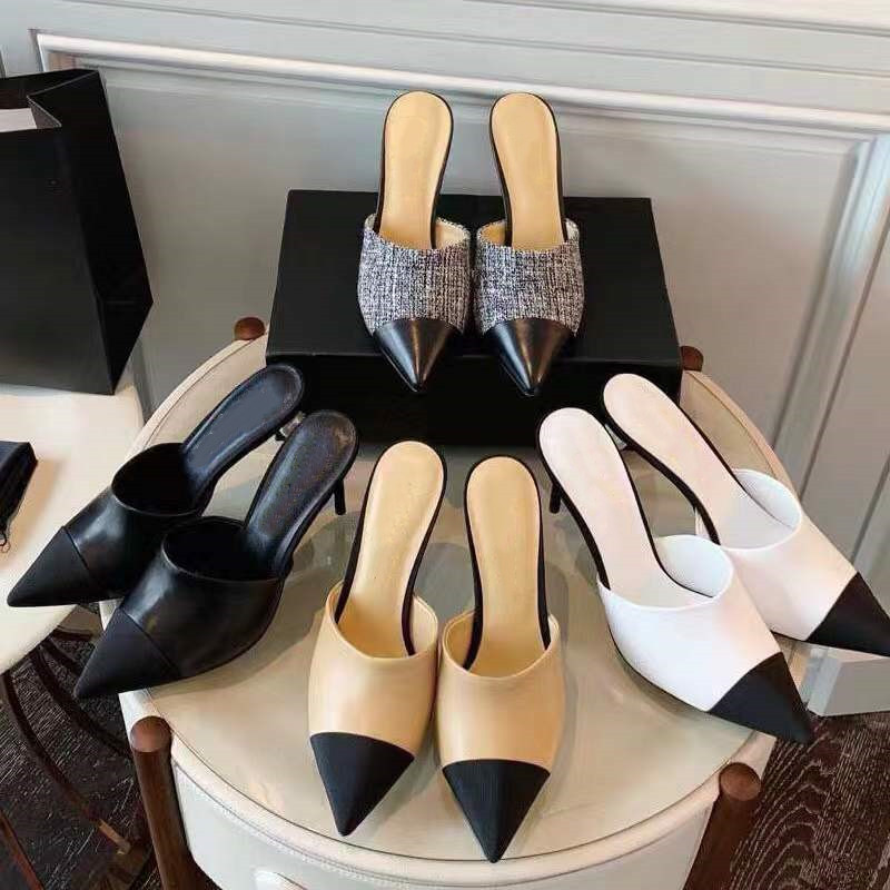 Pearl Design Pointed Toe High Heels Slippers for Women Genuine Leather Elegant Sexy Shoes for Ladies Mixed Color Pumps, As pic 8cm
Pearl Design Pointed Toe High Heels Slippers for Women Genuine Leather Elegant Sexy Shoes for Ladies Mixed Color Pumps, As pic 8cm