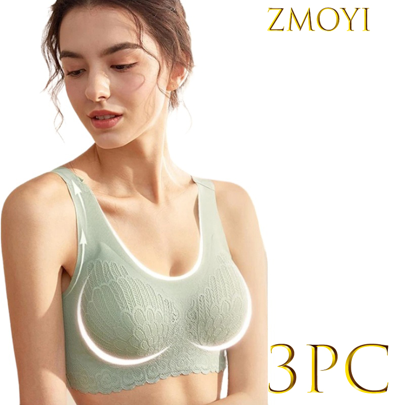 3PCS/lot 3XL 4XL Plus Size Latex 4.0 Seamless Bra Women Push Up Underwear Cooling Ice Silk Pad Bralette Wholesale Dropshipping, Green green green
3PCS/lot 3XL 4XL Plus Size Latex 4.0 Seamless Bra Women Push Up Underwear Cooling Ice Silk Pad Bralette Wholesale Dropshipping, Green green green