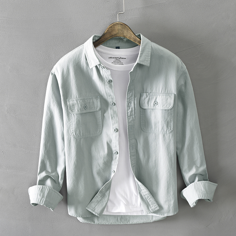 2021 New British Style Fashion Men Shirts Spring Autumn Designer Casual Long Sleeve Cotton Shirt Multi Pockets Overalls Hip Hop Camisa 9gsz, Green
2021 New British Style Fashion Men Shirts Spring Autumn Designer Casual Long Sleeve Cotton Shirt Multi Pockets Overalls Hip Hop Camisa 9gsz, Green