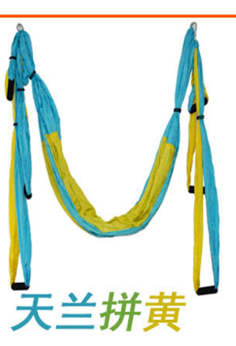 handle Anti-Gravity yoga 6 hammock fabric Yoga Flying Swing Traction Device Yoga hammock set Equipment for Pilates body shaping