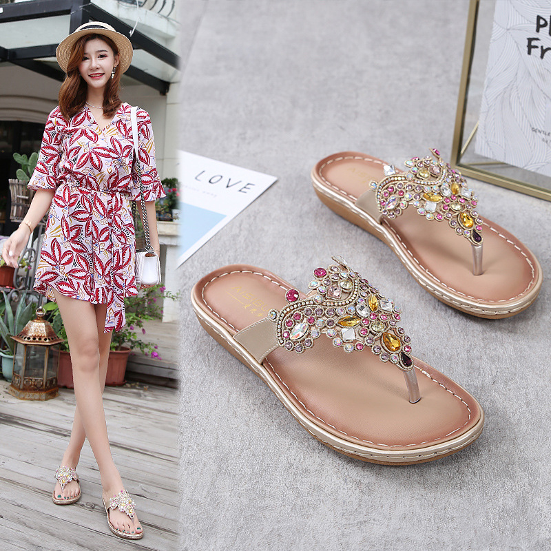 luxury slippers 2021 summer no.1 middle school fashion flat bottomed sandals drill button women's sho, Black
luxury slippers 2021 summer no.1 middle school fashion flat bottomed sandals drill button women's sho, Black