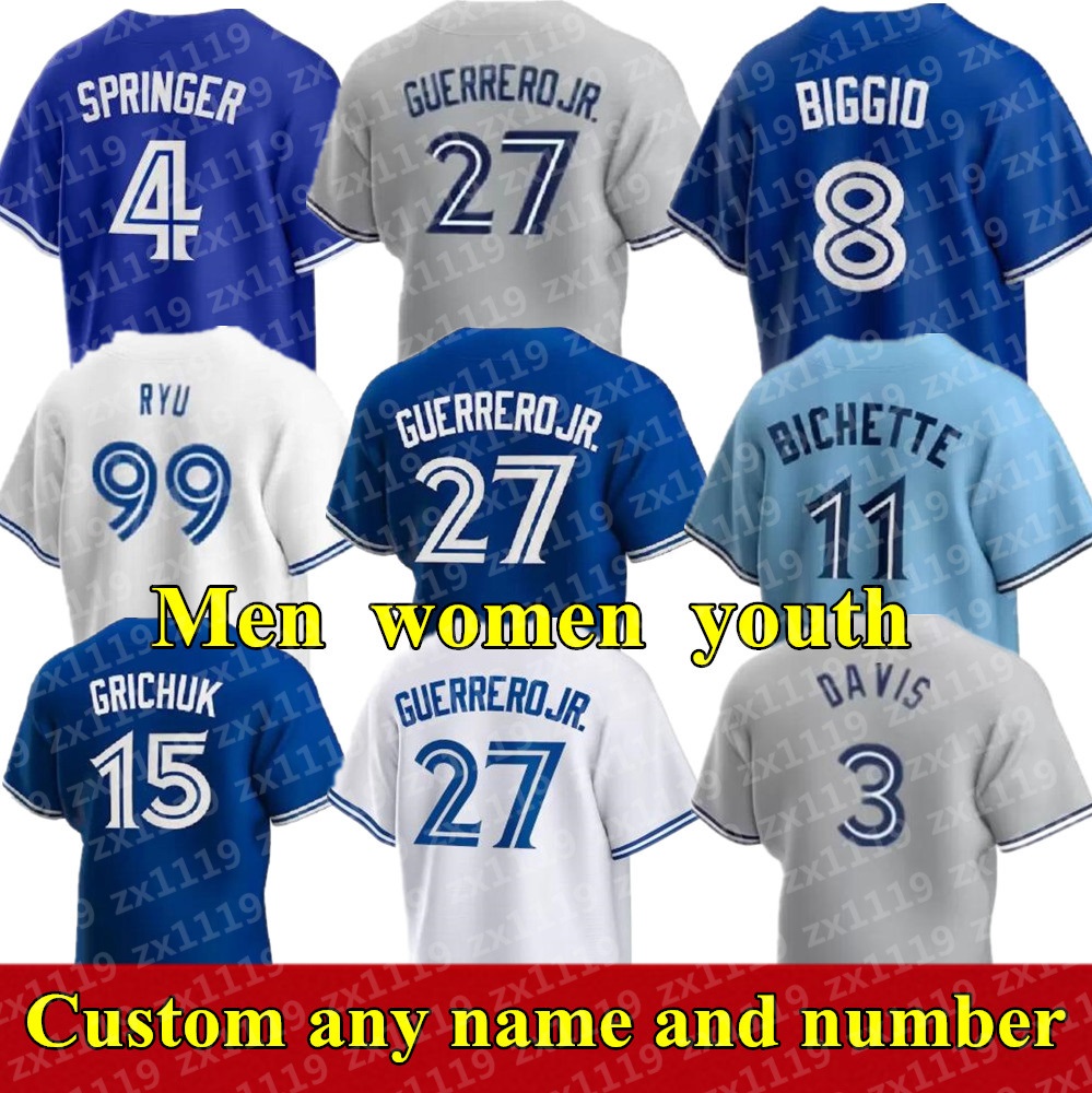 2021 New Men Women Youth Toronto Jersey Blue Jays Vladimir Guerrero Jr. Cavan Biggio Hyun-Jin Ryu Yamaguchi Randal Grichuk Drury Hernandez George Springer jerseys, As pic
2021 New Men Women Youth Toronto Jersey Blue Jays Vladimir Guerrero Jr. Cavan Biggio Hyun-Jin Ryu Yamaguchi Randal Grichuk Drury Hernandez George Springer jerseys, As pic