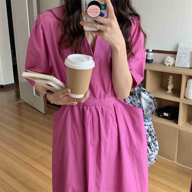 Brief Lady Solid V-Neck Oversize Chic Femme Streetwear Vestidos Gentle Summer Sale Slim Long Dresses 210525, Green
Brief Lady Solid V-Neck Oversize Chic Femme Streetwear Vestidos Gentle Summer Sale Slim Long Dresses 210525, Green