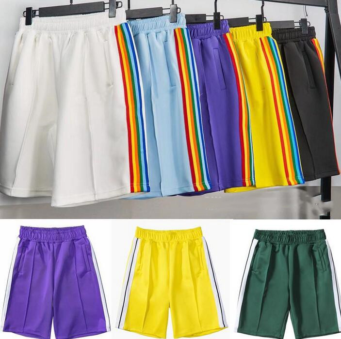 Mens Designer Luxury Shorts Retro White angels angles Contrast Color Ribbon Striped Casual Short Men Women pants sportswear 21ss rainbow palm, White;black
Mens Designer Luxury Shorts Retro White angels angles Contrast Color Ribbon Striped Casual Short Men Women pants sportswear 21ss rainbow palm, White;black