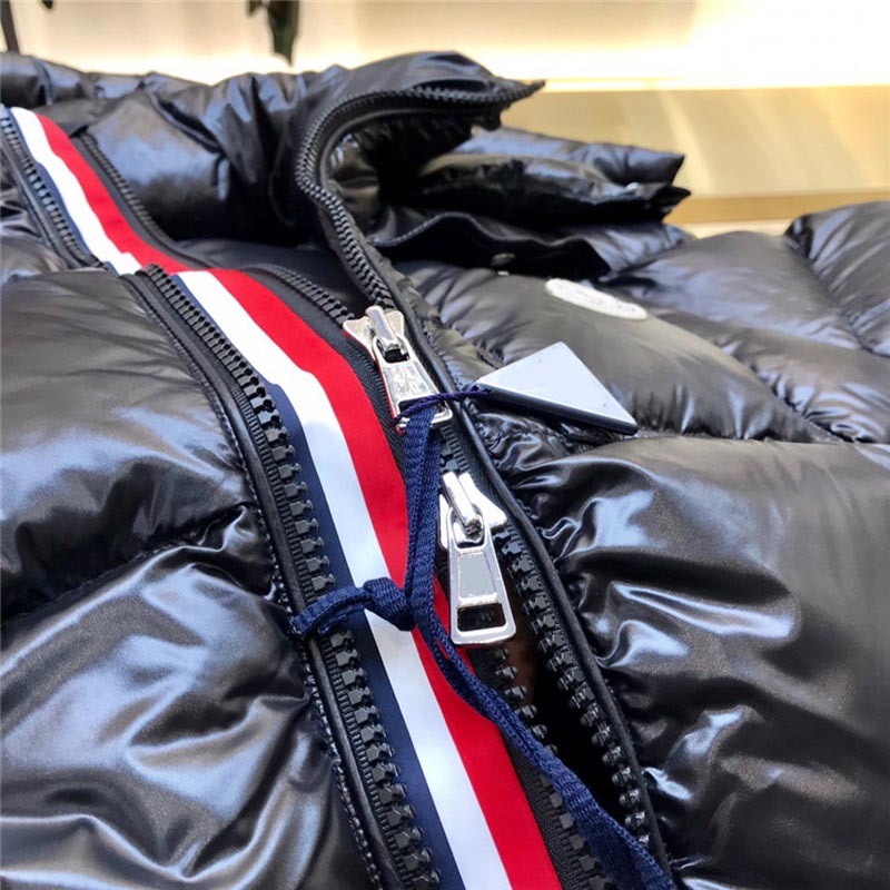 winter new men's hooded casual down jacket thick and warm men's winter clothing black waterproof Double row zipper padded coat 201225