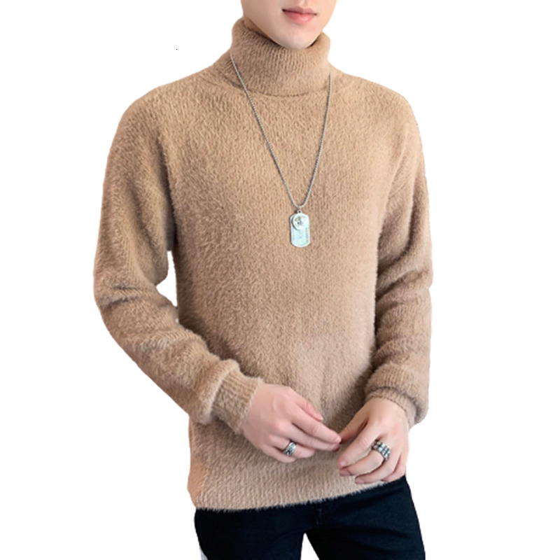 2021 New Winter Fashion Turtleneck Solid Casual Streetwear Male Warm Knitted Pullover Men Sweater 1vwz, Camel
2021 New Winter Fashion Turtleneck Solid Casual Streetwear Male Warm Knitted Pullover Men Sweater 1vwz, Camel