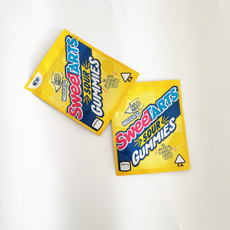 600MG Sweetarts Sour Gummies Edibles Gummies Packing Bag for Dustproof Waterproof Plastic Bag Childproof Edibles Plastic Zipper Up Design Ba
600MG Sweetarts Sour Gummies Edibles Gummies Packing Bag for Dustproof Waterproof Plastic Bag Childproof Edibles Plastic Zipper Up Design Ba