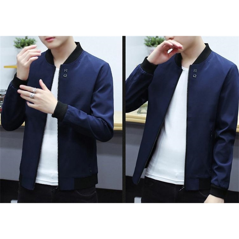 new spring men jacket fashion gradient color thin hooded sweatshirt mens slim zipper M5XL 401 T200601