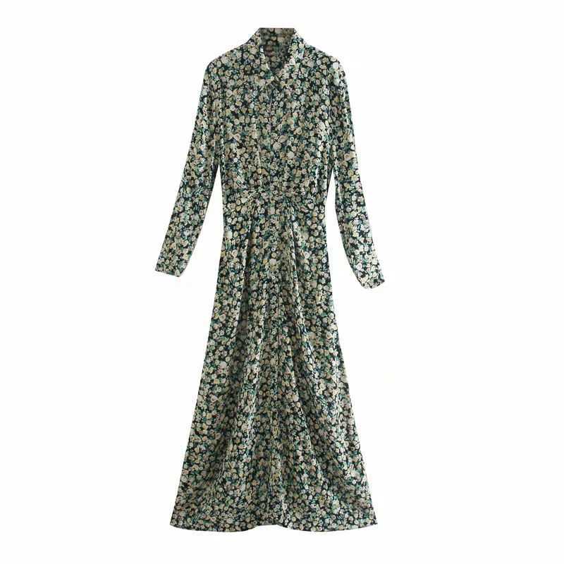 Autumn Winter Women Printed Dress Collared Long Sleeves Long Midi Dress Elegant casual vestidos femme robe 210709
Autumn Winter Women Printed Dress Collared Long Sleeves Long Midi Dress Elegant casual vestidos femme robe 210709