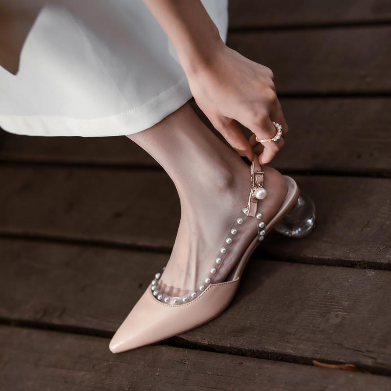 2022 Fashion Block Crystal Heel Leather Womens ShoesPearls Rivets High HeelsPoined Toe PumpsBack Hollow OutGREYDropship, Grey
2022 Fashion Block Crystal Heel Leather Womens ShoesPearls Rivets High HeelsPoined Toe PumpsBack Hollow OutGREYDropship, Grey