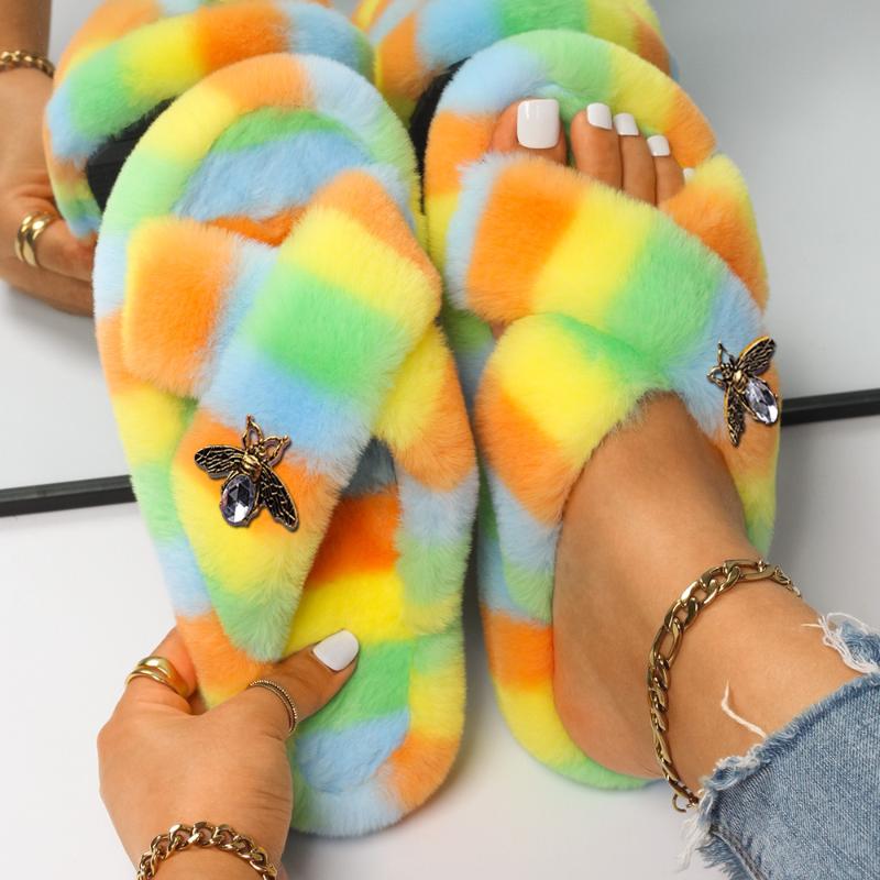 Slippers Women Home Ladies Luxury Furry Slides Cozy Fluffy Slip On Flats Sandals Plus Size Non Winter Warm Shoes, Black
Slippers Women Home Ladies Luxury Furry Slides Cozy Fluffy Slip On Flats Sandals Plus Size Non Winter Warm Shoes, Black