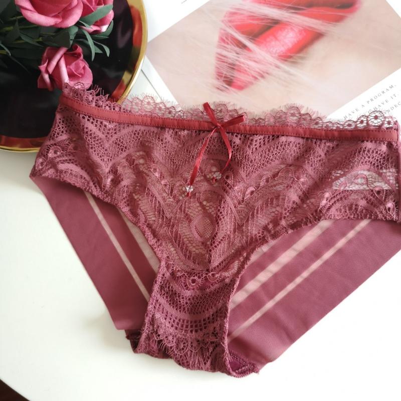 Women's Panties 29 Colors Ladies Lace Underwear Comfortable Breathable Fashionable Bowknot Solid Color Sexy Hollow Briefs G String, 08
Women's Panties 29 Colors Ladies Lace Underwear Comfortable Breathable Fashionable Bowknot Solid Color Sexy Hollow Briefs G String, 08