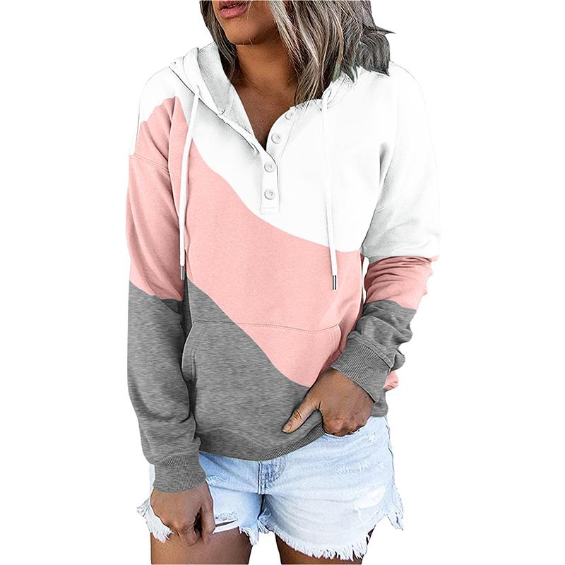 Women' Hoodies & Sweatshirts Color Block Long Sleeve Cute Casual Drawstring Loose Lightweight Tunic Pullover Tops
Women' Hoodies & Sweatshirts Color Block Long Sleeve Cute Casual Drawstring Loose Lightweight Tunic Pullover Tops