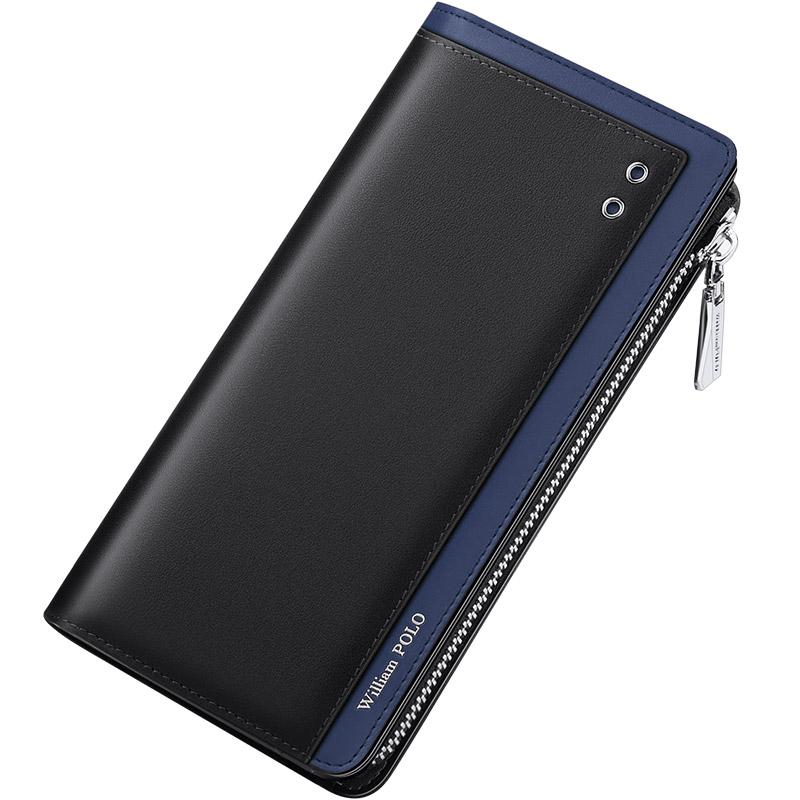 Wallets Long Wallet Men Genuine Leather Card Holder Purse High Quality Luxury Zipper Hand Bag Business Leisure Phone Package Brand 2021, Black
Wallets Long Wallet Men Genuine Leather Card Holder Purse High Quality Luxury Zipper Hand Bag Business Leisure Phone Package Brand 2021, Black