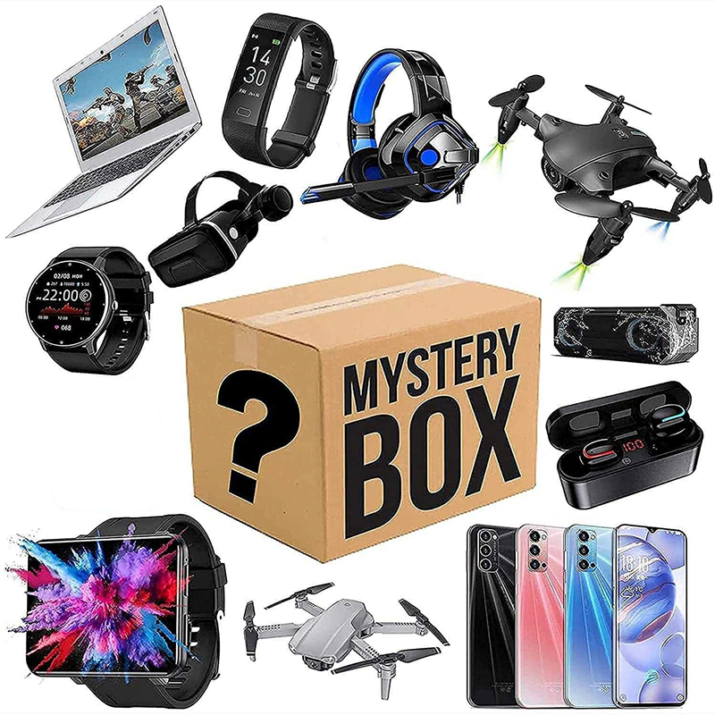 Mystery Box Electronics Boxes Random Birthday Surprise favors Lucky for Adults Gift Such As Drones Smart Watches
Mystery Box Electronics Boxes Random Birthday Surprise favors Lucky for Adults Gift Such As Drones Smart Watches