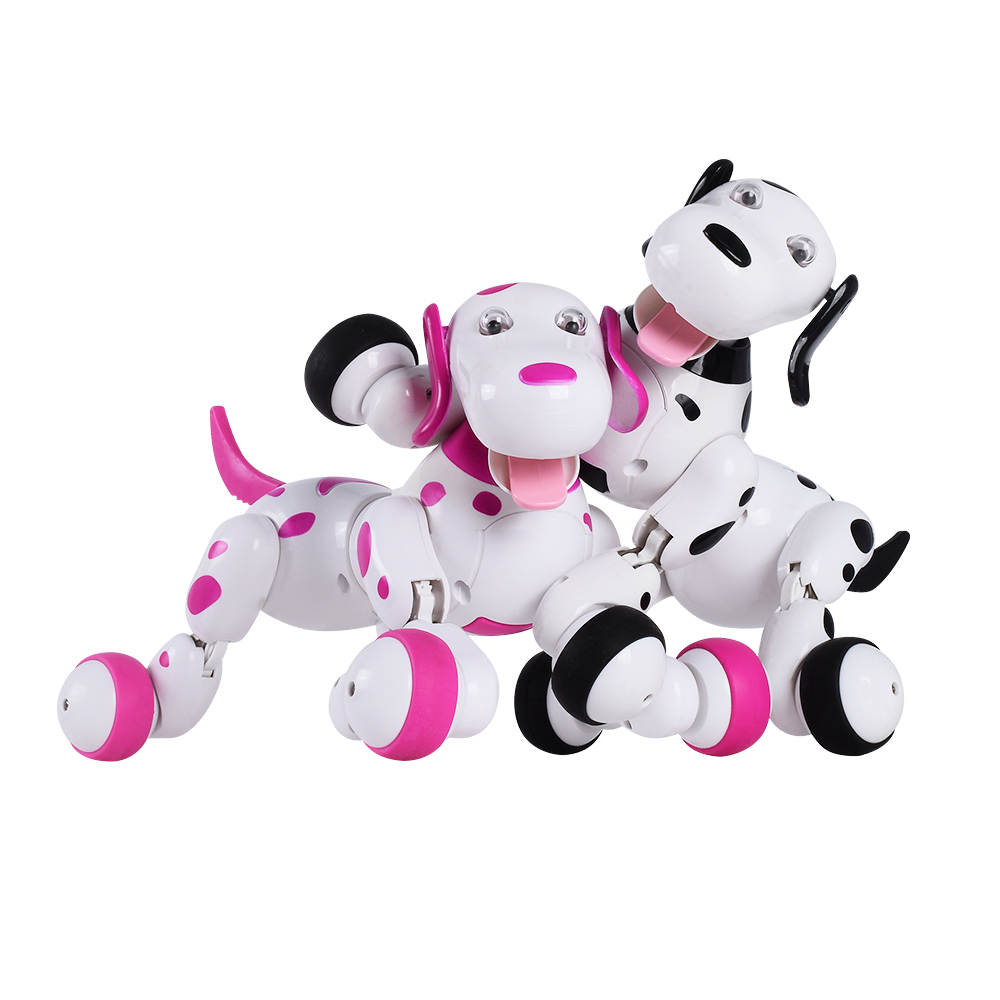 Electronics Robots777-338 Birthday Gift RC zoomer dog 2.4G Wireless Remote Control Smart Dog Electronic Pet Educational Children