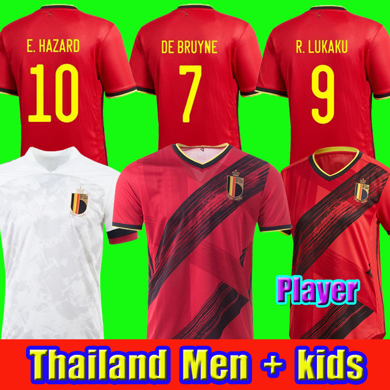 Thailand Belgium fans Player LUKAKU HAZARD KOMPANY DE BRUYNE MERTENS Soccer Jersey 2020 2021 Men + kids kit sports football shirt, Black;yellow
Thailand Belgium fans Player LUKAKU HAZARD KOMPANY DE BRUYNE MERTENS Soccer Jersey 2020 2021 Men + kids kit sports football shirt, Black;yellow
