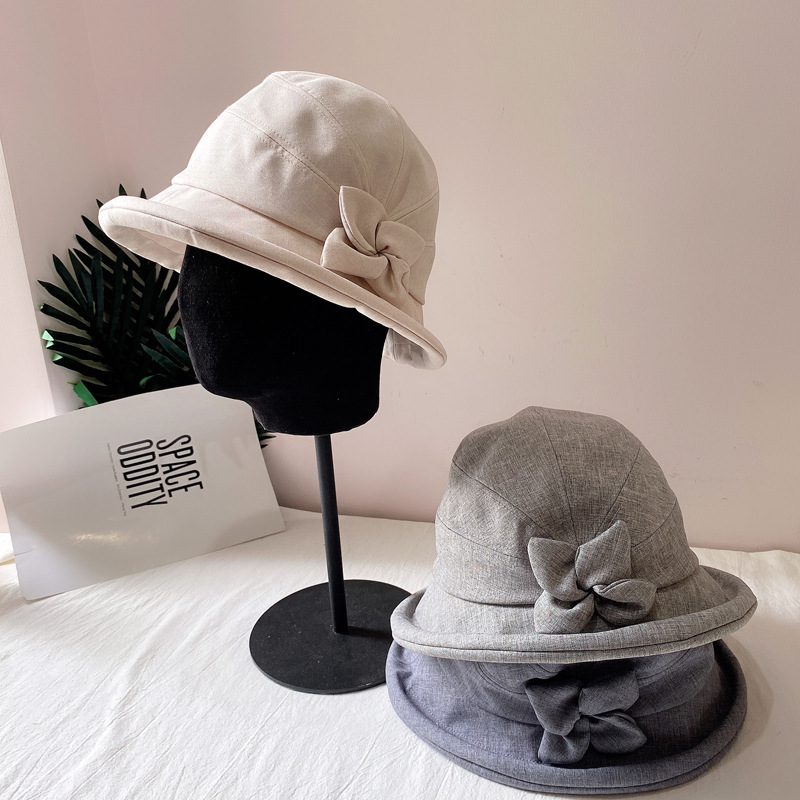 2021 New Retro Style Cotton Women Summer Collapsible Soft Chemo Flower Wide Brim Sun Cap Autumn Lady Church Cloche Bucket Hat Rjta, Gray 
2021 New Retro Style Cotton Women Summer Collapsible Soft Chemo Flower Wide Brim Sun Cap Autumn Lady Church Cloche Bucket Hat Rjta, Gray
