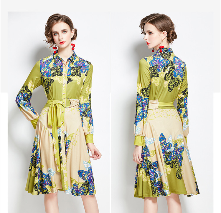 2021 Classic Spring Shirt Dresses Plus Size Autumn Winter Long Sleeve Printed Women's Runway Dress Elegant Office Ladies Designer Dresses, Customize
2021 Classic Spring Shirt Dresses Plus Size Autumn Winter Long Sleeve Printed Women's Runway Dress Elegant Office Ladies Designer Dresses, Customize