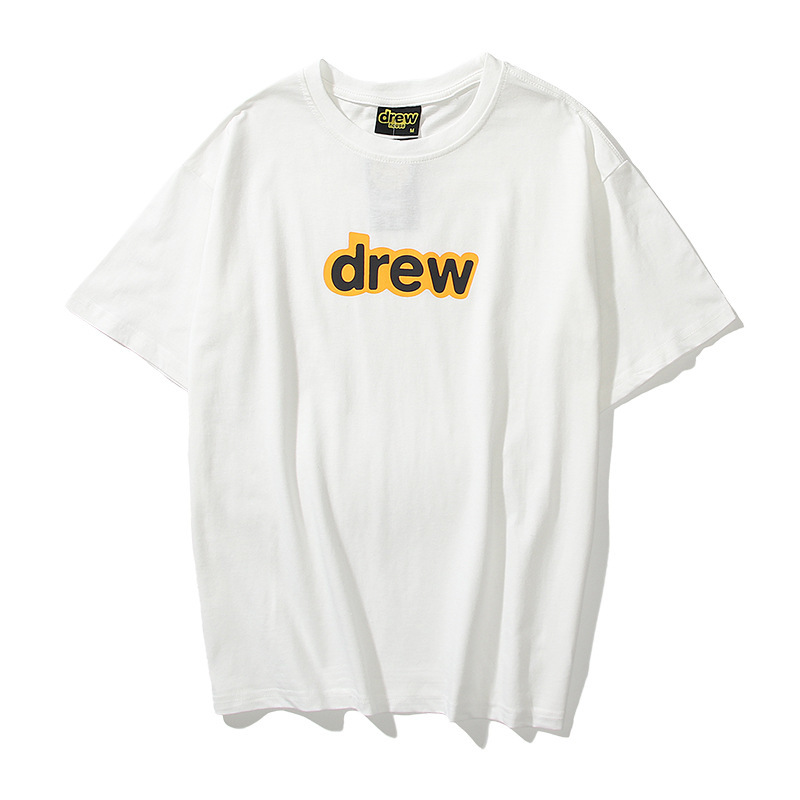 Drew smiling face Justin Bieber couple's same model of drew house high street style simple short sleeve T-shirt MFT5, White;black
Drew smiling face Justin Bieber couple's same model of drew house high street style simple short sleeve T-shirt MFT5, White;black