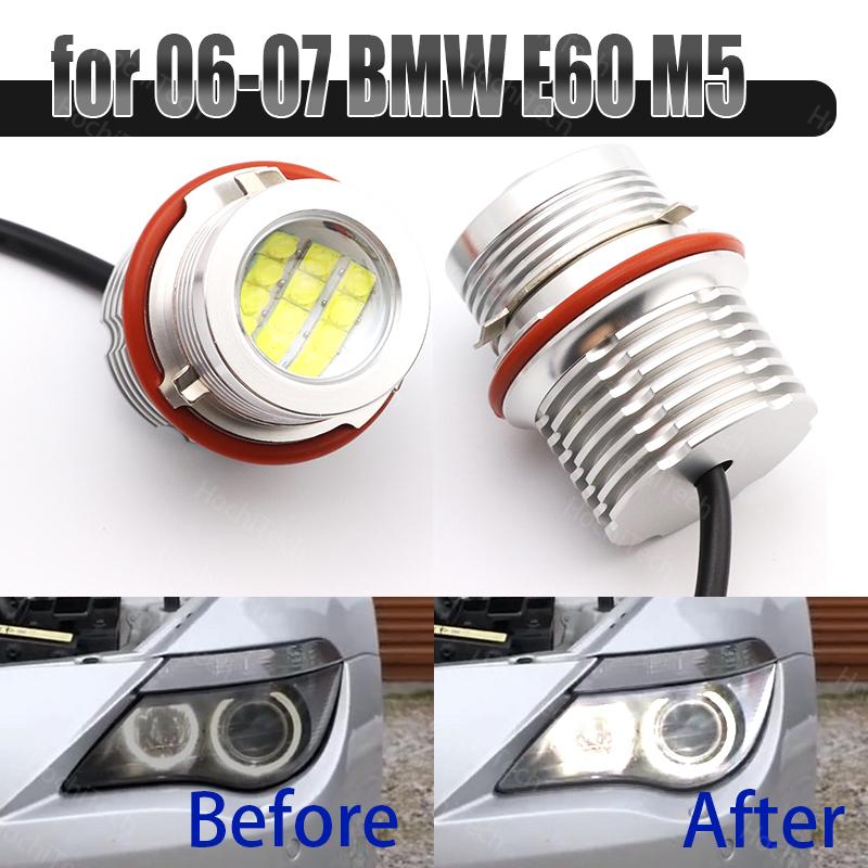 Car Headlights 120W For 06-07 5-series E60 M5 LED Angel Eyes Ring Marker Light Bulbs Xenon White 6000K Accessories
Car Headlights 120W For 06-07 5-series E60 M5 LED Angel Eyes Ring Marker Light Bulbs Xenon White 6000K Accessories