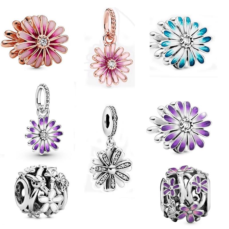 Other 2021 925 Sterling Silver Purple Pinkl Dasiy Dangle Charm Fit Original Bracelets For Women DIY Jewelry Beads
Other 2021 925 Sterling Silver Purple Pinkl Dasiy Dangle Charm Fit Original Bracelets For Women DIY Jewelry Beads
