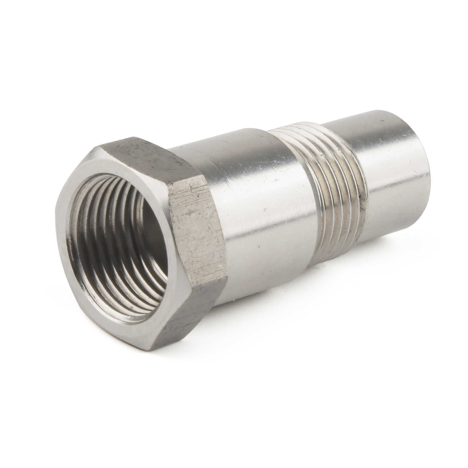 M18*1.5 Stainless Steel Remove Fault Connector Down Stream Catalytic Joint Auto O2 Oxygen Sensor Extension Spacer Car