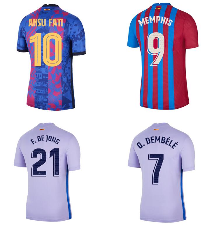 21 22 soccer jersey third PEDRI MEMPHIS F.DE JONG LUUK ANSU FATI KUN AGUERO camiseta de futbol 2021 2022 O. DEMBELE Eric football shirt men, 21-22 away+patch
21 22 soccer jersey third PEDRI MEMPHIS F.DE JONG LUUK ANSU FATI KUN AGUERO camiseta de futbol 2021 2022 O. DEMBELE Eric football shirt men, 21-22 away+patch