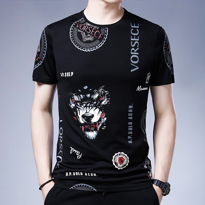 Luxury T-shirts 2022 Men's Summer Short Sleeve Fashion Middle-aged Trend Animal Print Thin Ice Silk Cotton T-shirts, 328 white
Luxury T-shirts 2022 Men's Summer Short Sleeve Fashion Middle-aged Trend Animal Print Thin Ice Silk Cotton T-shirts, 328 white