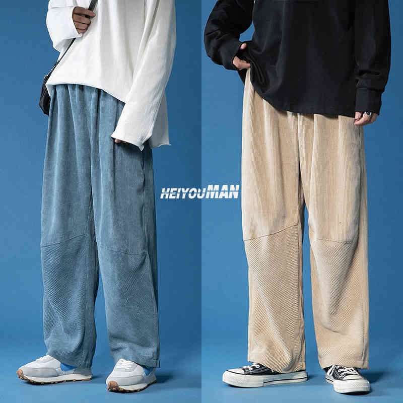 Men's Pants Spring Casual Men Japanese Retro Corduroy Trousers Fashion Elastic Waist Loose Straight Mens Sweatpant QCLR, 1# packing bag
Men's Pants Spring Casual Men Japanese Retro Corduroy Trousers Fashion Elastic Waist Loose Straight Mens Sweatpant QCLR, 1# packing bag