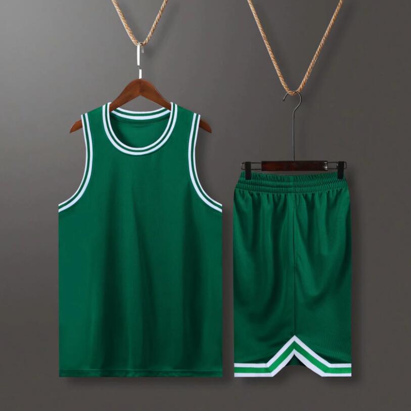 Men Set Uniform Kits 2021 Big Size College Basketball Jerseys Sports Sisters DIY Customized Training Convoy Suites Wear Summer Green
Men Set Uniform Kits 2021 Big Size College Basketball Jerseys Sports Sisters DIY Customized Training Convoy Suites Wear Summer Green