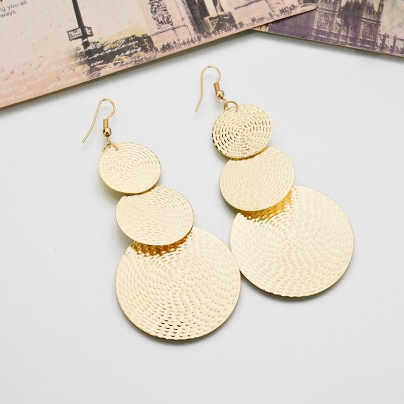 Dangle & Chandelier 3 Patterns Earrings Europe And America Exaggerate Atmospheric Disc Multi-Layer Women's Vintage
Dangle & Chandelier 3 Patterns Earrings Europe And America Exaggerate Atmospheric Disc Multi-Layer Women's Vintage