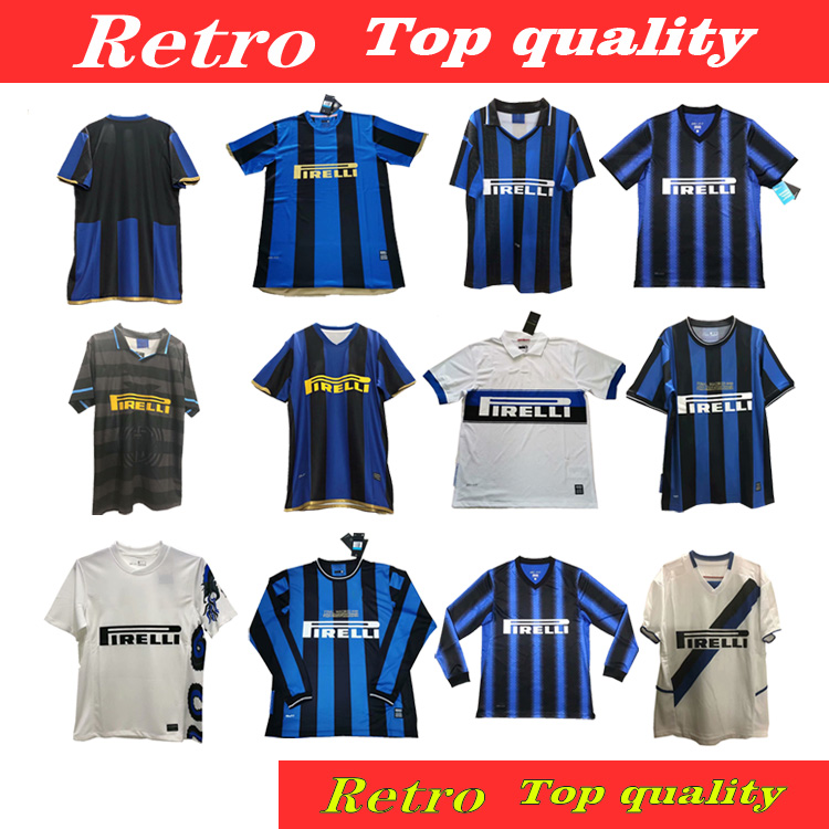 Retro Soccer jersey 2008 2009 2010 MILITO SNEIJDER ZANETTI Zamorano Pizarro ADRIANO Football MILAN 1997 Djorkaeff Baggio RONALDO Inter 02 03 04, 97-98 away
Retro Soccer jersey 2008 2009 2010 MILITO SNEIJDER ZANETTI Zamorano Pizarro ADRIANO Football MILAN 1997 Djorkaeff Baggio RONALDO Inter 02 03 04, 97-98 away