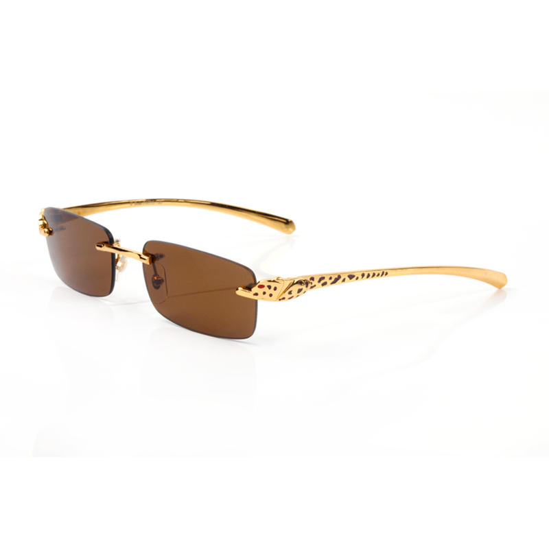 Fashion big brand leopard sunglasses men women general exquisite Jaguar LOGO metal dot paint craft frameless rectangular optical myopia glasses frame wholesale
Fashion big brand leopard sunglasses men women general exquisite Jaguar LOGO metal dot paint craft frameless rectangular optical myopia glasses frame wholesale