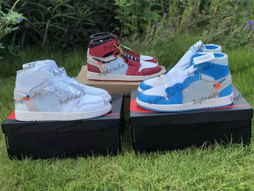 Off 1 Designer Mens Basketball Shoes Chicago Red UNC Power Blue White 1S Canary Yellow Outdoor Sports Sneakers
Off 1 Designer Mens Basketball Shoes Chicago Red UNC Power Blue White 1S Canary Yellow Outdoor Sports Sneakers