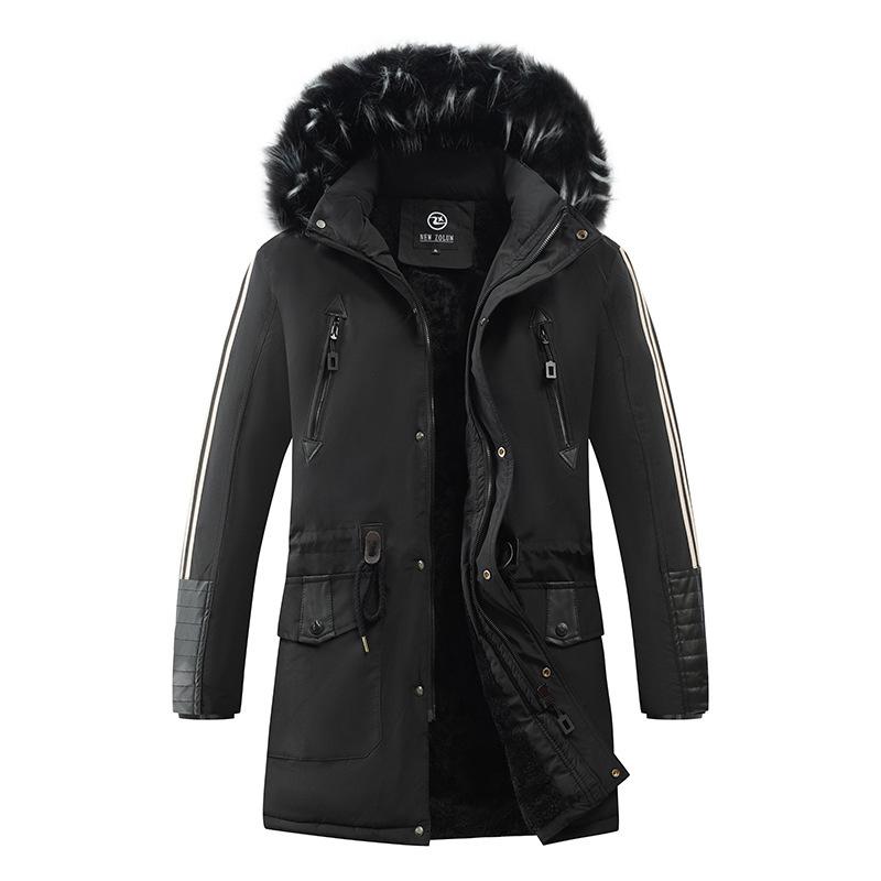 Men's Jackets Winter Plush Thickened Cotton Clothes Hooded Waist Drawstring Zipper Decorative, Black;brown
Men's Jackets Winter Plush Thickened Cotton Clothes Hooded Waist Drawstring Zipper Decorative, Black;brown