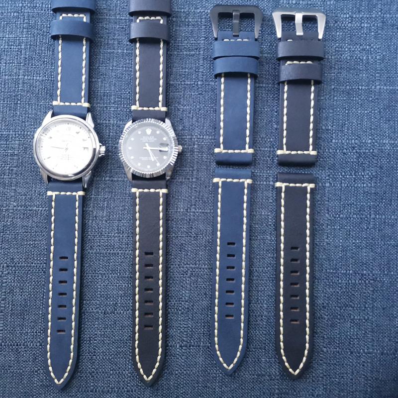 Watch Bands Leather Strap Vintage Genuine Cow 20mm 22mm 24mm Men's High Quality Casual Thick Line Band Belt Black
Watch Bands Leather Strap Vintage Genuine Cow 20mm 22mm 24mm Men's High Quality Casual Thick Line Band Belt Black