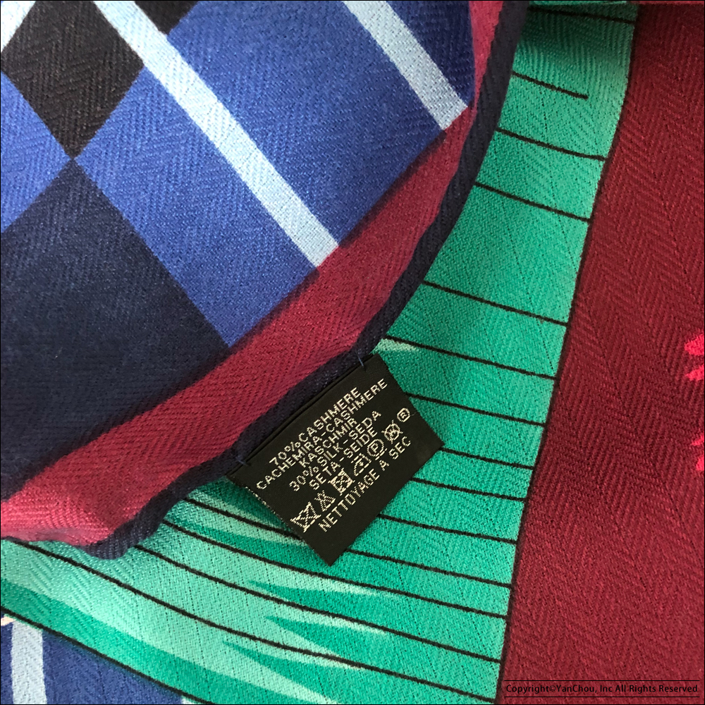 30% Silk 70% Cashmere Shawl Scarfs Vintage Horse Print Silk Scarf Hand Rolled Edges Scarf Stole Women Winter Warm Blanket