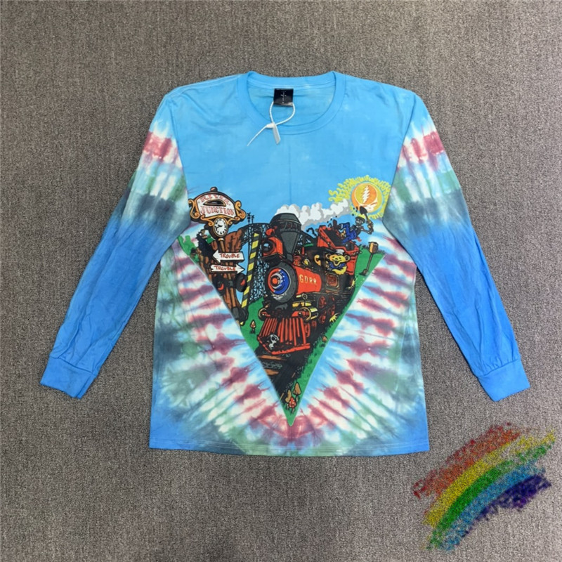 2021 New Tie-dyed Travis Scott Cactus Jack Long Sleeve T-shirts Men Women 1:1 Best Quality Bear Train Printing Top Tees Cfvq
2021 New Tie-dyed Travis Scott Cactus Jack Long Sleeve T-shirts Men Women 1:1 Best Quality Bear Train Printing Top Tees Cfvq