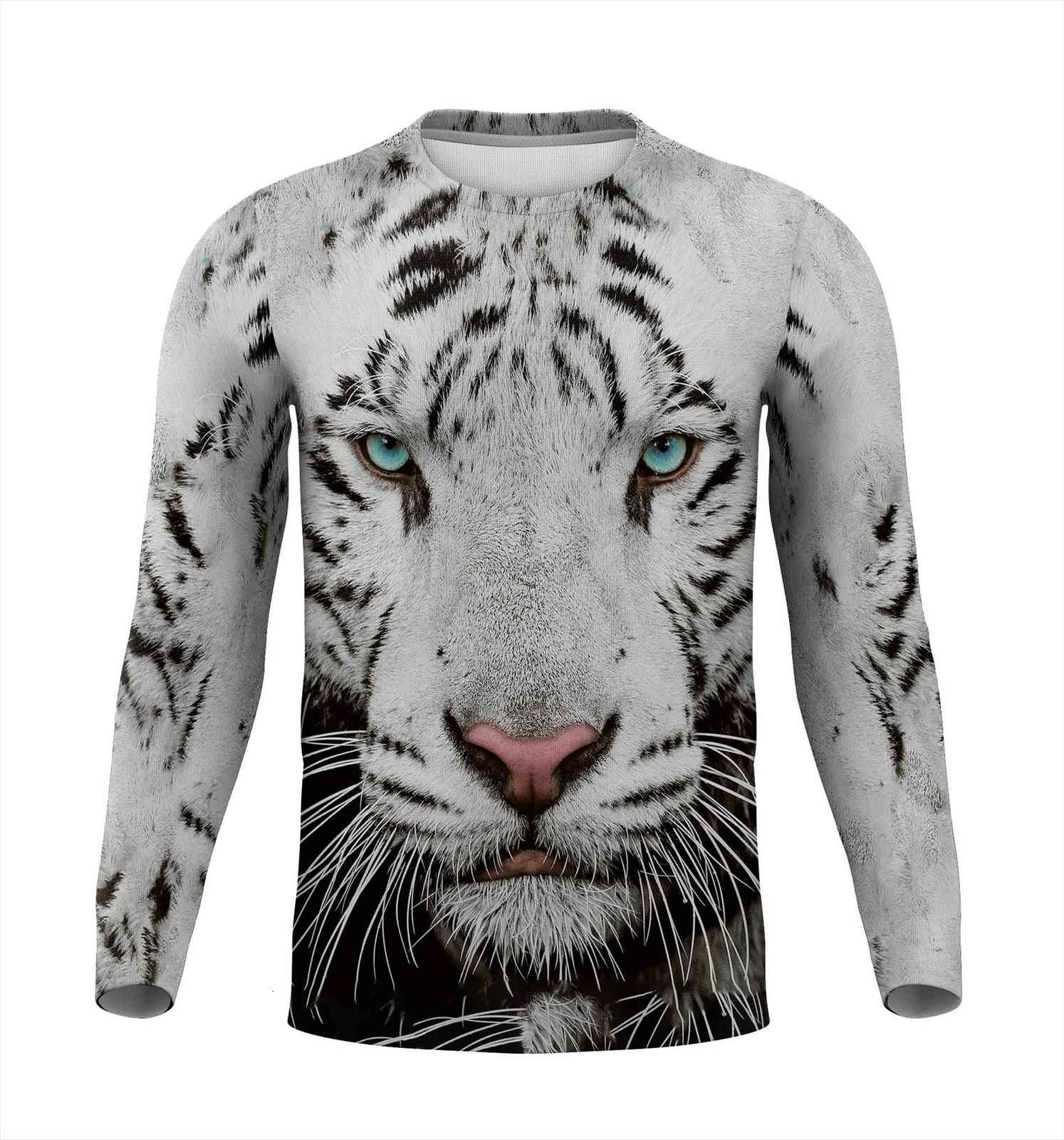 3d full sleeve lion mens cool casual long funny tiger printed wolf, White;black
3d full sleeve lion mens cool casual long funny tiger printed wolf, White;black