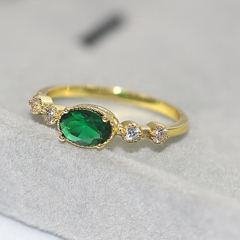 Cluster Rings Romantic Delicate For Women Green Crystal Cubic Zircon Gold-Color Wedding Engagement Women's Ring Fashion Jewelry, Golden;silver
Cluster Rings Romantic Delicate For Women Green Crystal Cubic Zircon Gold-Color Wedding Engagement Women's Ring Fashion Jewelry, Golden;silver