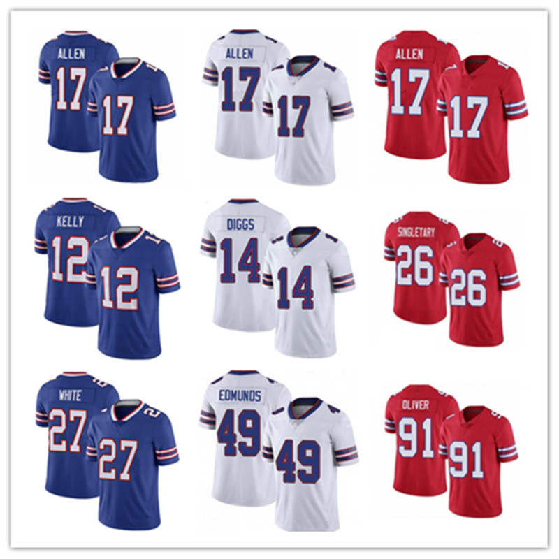 Mens 17 Josh Allen 14 Stefon Diggs Football Jerseys 26 Devin Singletary 91 Oliver Stitched 49 Tremaine Edmunds TreDavious White Cole Beasley, Red
Mens 17 Josh Allen 14 Stefon Diggs Football Jerseys 26 Devin Singletary 91 Oliver Stitched 49 Tremaine Edmunds TreDavious White Cole Beasley, Red