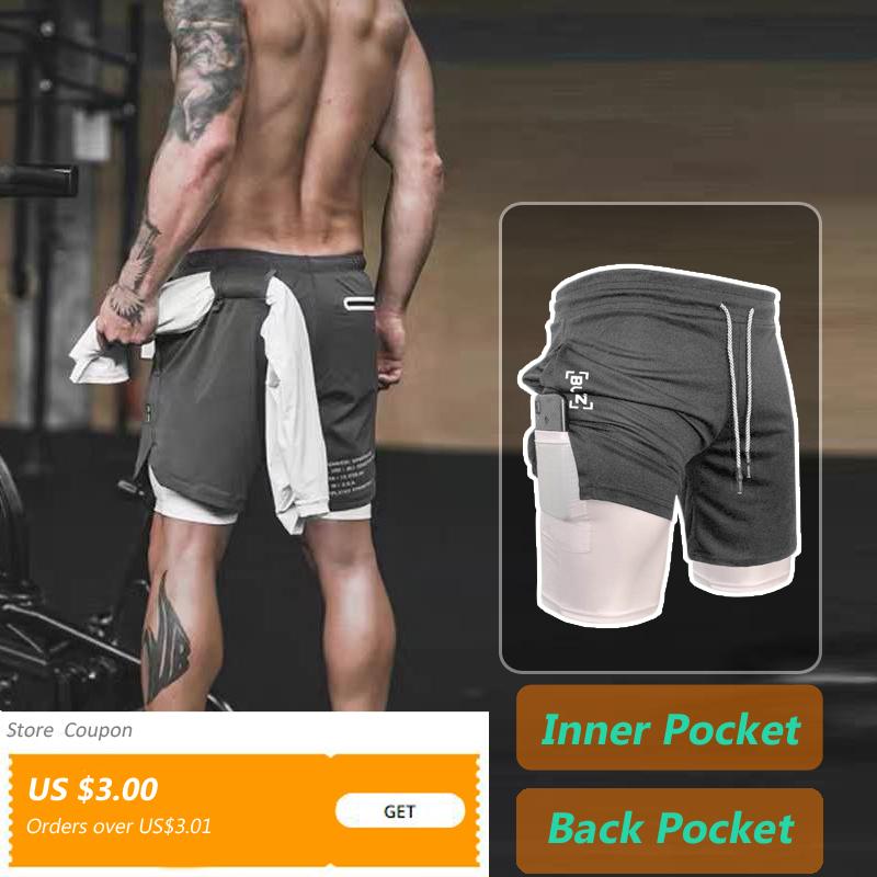 Men's Running Shorts Sportswear Man Male Gym Shorts for Jogging Sports Pants Men 2 In 1 Double-Deck Quick Dry Workout Fitness, White camo 
Men's Running Shorts Sportswear Man Male Gym Shorts for Jogging Sports Pants Men 2 In 1 Double-Deck Quick Dry Workout Fitness, White camo